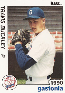 Travis Buckley 1990 Gastonia Rangers card