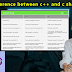 Difference between c++ and c sharp