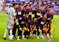 U. D. ALMERÍA - Almería, España - Temporada 2008-09 - REAL VALLADOLID 2 (Álvaro Rubio, Medunjanin), ALMERÍA 0 - 25/09/2008 - Liga de 1ª División, jornada 4 - Valladolid, estadio nuevo José Zorrilla - Alineación: Diego Alves, Bruno Saltor, Acasiete, Carlos García, Juanito, Pellerano, Julio Álvarez, Crusat, Soriano (Corona,53'), Negredo (Natalio, 65'), Juanma Ortiz (Miguel Nieto, 76')