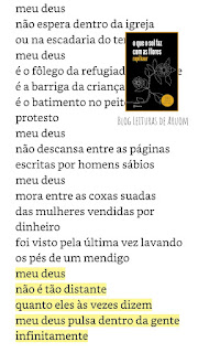 Terceira Frase bonita para postar no status do livro o que o sol faz com as flores