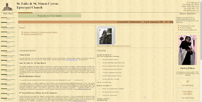 A screen capture of the site's index page