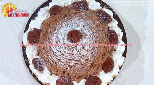 Mont blanc ricetta Sal De Riso