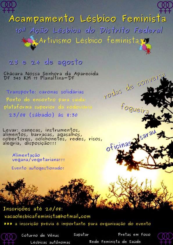 I ACAMPAMENTO LÉSBICAS FEMINISTAS DO DF 