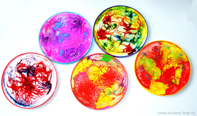 Process Art for Kids PVA Suncatchers - Learning and Exploring Through Play