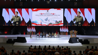 Presiden Jokowi Buka Rakornas Kepala Daerah dan Forkopimda Tahun 2023
