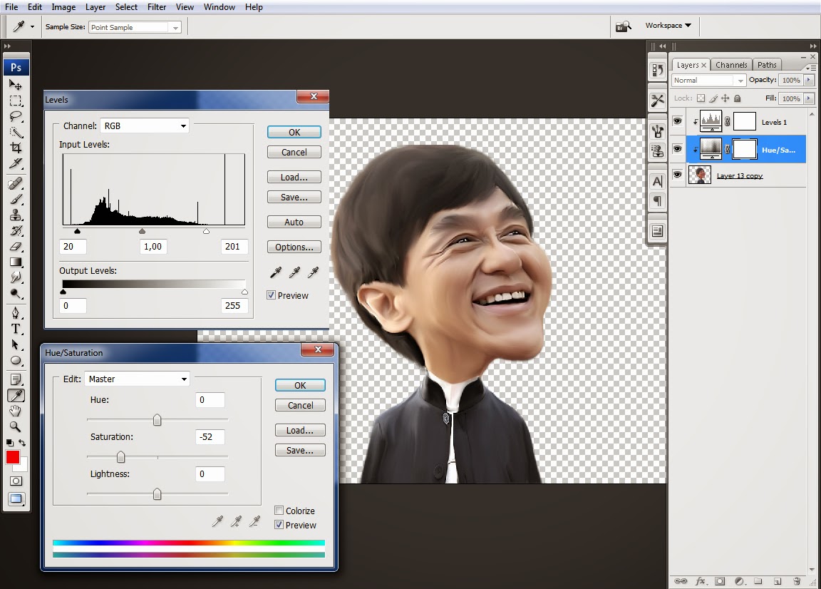 Tutorial Cara Membuat Karikatur Dengan Photoshop Cs3 Gallery