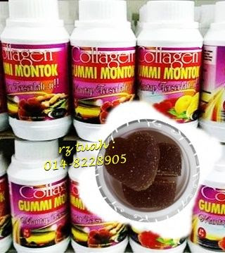 collagen gummi montok asam jawa