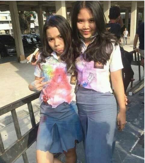 Ampun Begini Gaya  Corat coret  Baju  Seragam  Anak  SMA  Zaman 