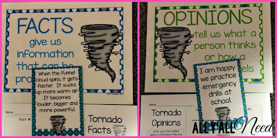  Tornado Fact & Opinion by All Y'all Need