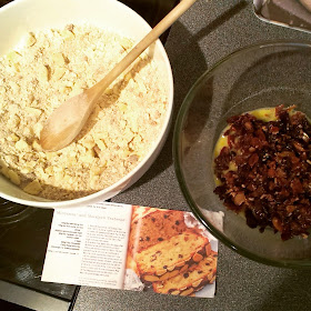 5pm - making Mincemeat and Marzipan Teabread