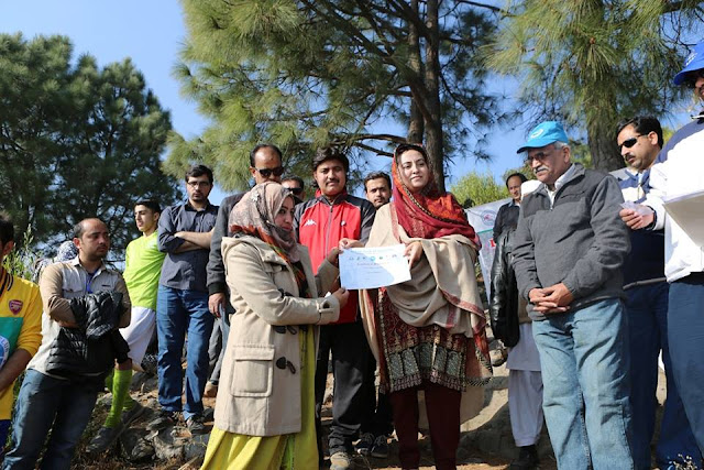 Alpine Club of Pakistan, National Mountaineering and Sport Climbing Federation celebrated International Mountain Day by organizing a Hiking and here at Margallah Hills, Islamabad