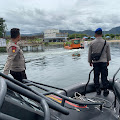 Ditpolairud Polda Sumut Himbau Masyarakat Tidak Buang Sampah ke Danau Toba