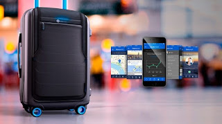 Bluesmart luggage has built-in location tracking