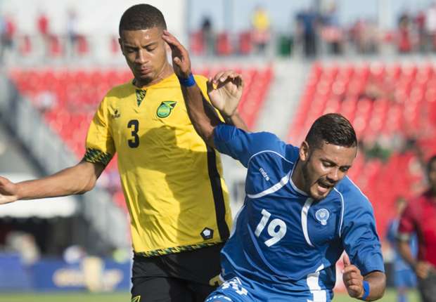 Partido entre la selección de Jamaica y El Salvador en la Copa de Oro 2015