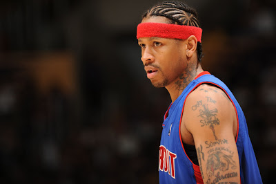 new Piston: Allen Iverson.