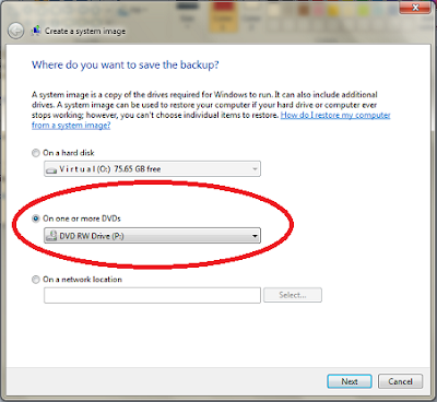 Create Windows 7 Recovery Disc