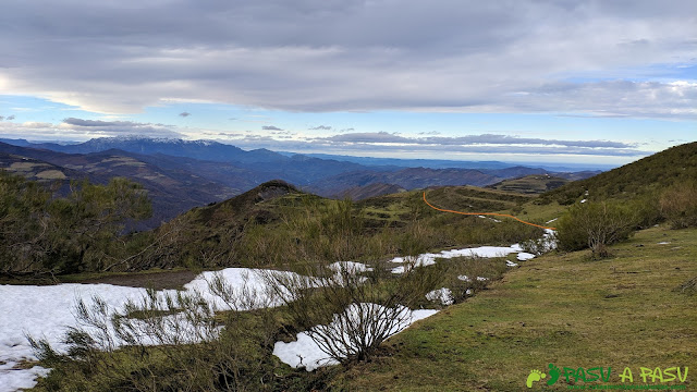 Bajando del Alto de la Tejera hacia Coto Bello