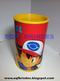 Cofrinho Pokemon, lembrancinha pokemon, brinde pokemon, festa pokemon, tema pokemon