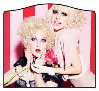 Lady Gaga and Cyndi Lauper for MAC Viva Glam