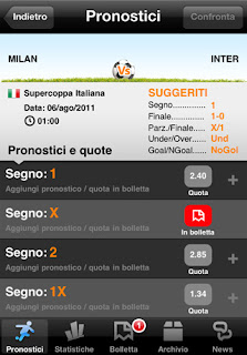 Click 4 Soccer, l'app per gli amanti delle scommesse sul calcio si aggiorna alla vers 1.1