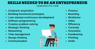 ENTREPRENEURSHIP SKILLS