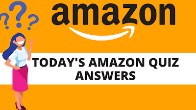 Amazon quiz 27th september answers