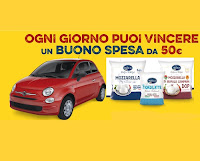 Concorso Francia Latticini "Naturali. Italiani. Buoni" : vinci 153 buoni spesa da 50€ e Fiat 500 HATCHBACK MY22