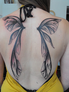 Spectacular Dragonfly Wings Tattoos designs