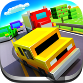  Hallo teman semuanya kembali lagi dengan aku admin www Blocky Highway: Traffic Racing APK v1.2.1 for Android Original Version Terbaru 2018