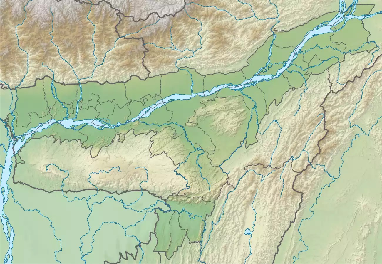Dihing River Map