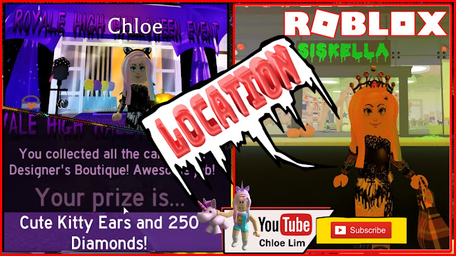 Chloe Tuber Roblox Royale High Halloween Event Gameplay Siskella S Spooky Homestore All Candy Location - roblox royale high cheats halloween