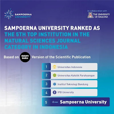 Sampoerna University rangking ke lima kampus terbaik