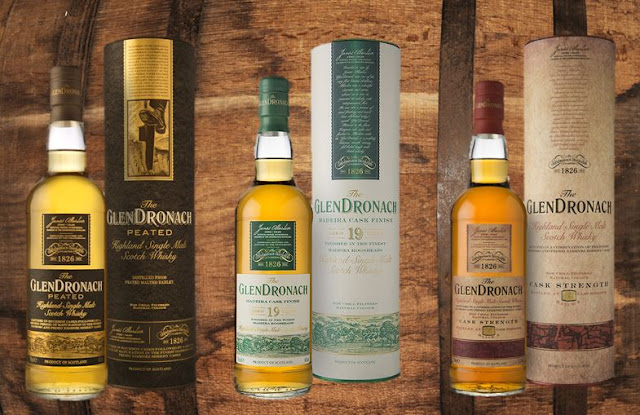 GlenDronach Peated, Madeira Finish and cask  strength release #5