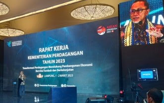 Zulkifli Hasan Gelar Raker Kemendag di Lampung, Futri Zulya Sosialisasi