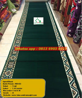 Jual Karpet Masjid Roll di Semarang | Hub: 081369030127