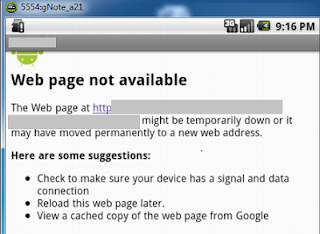 ... Development: [Resolved] Android: WebView Web Page not available