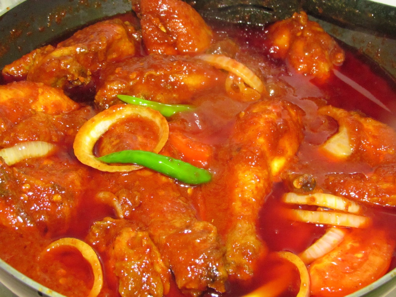 Resepi Ayam Masak Merah simple & sedap  Resepi malaya 