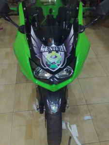 MOTORCYCLE MODIFICATION | Kawasaki Ninja 250 Kenichi Cutting Sticker