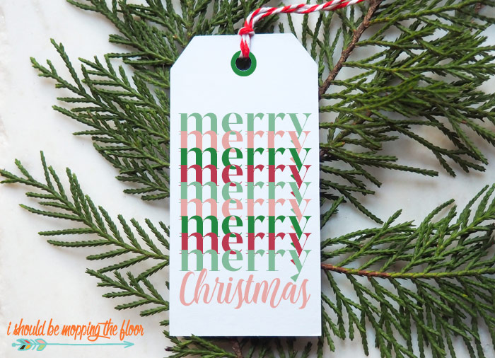 Modern Christmas Tags