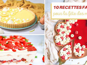 10 recettes de gâteaux faciles pour la fête des mères