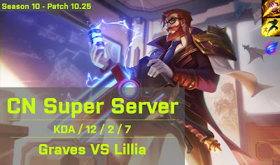 Graves JG vs Lillia - CN Super Server 10.25