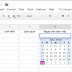 Tạo lịch chọn ngày tháng trên Google sheet