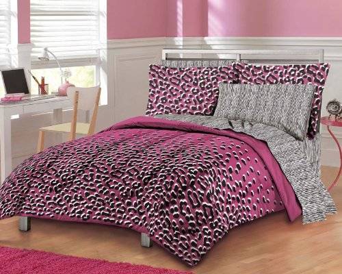 pink cheetah print bedroom ideas for girl