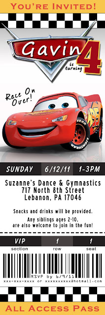 Birthday Invitation Templates disney cars birthday ...