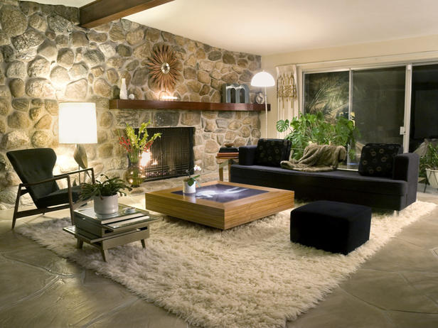 2012 Living Room  Design  Styles  From HGTV Modern  