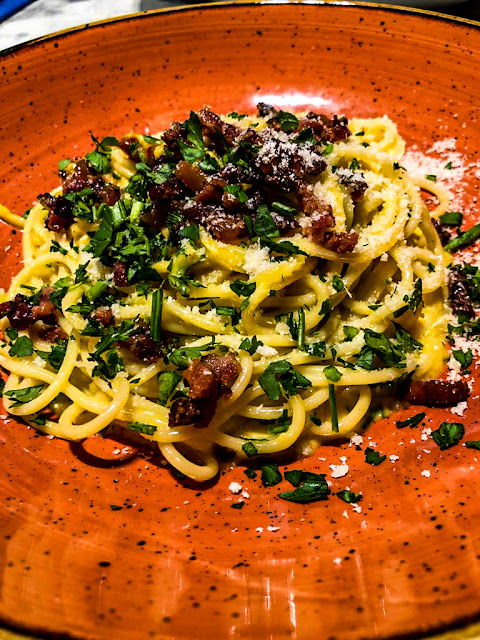 Spaghetti Carbonara, Sabatini Exeter