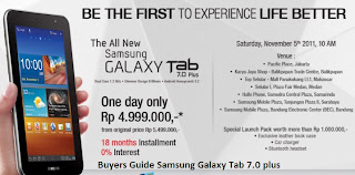 Harga Dan Spesifikasi Samsung Galaxy Tab 7.0 plus