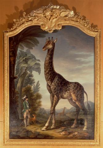 French Giraffe Mania in 1827 à la Vintage Postcards