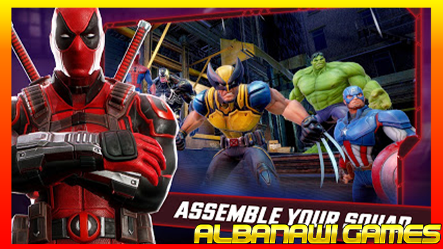 تحميل لعبة marvel strike force mod للاندرويد من ميديا فاير