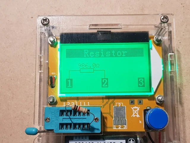 วัดตัวต้านทาน  Test  resistor  with  multimeter